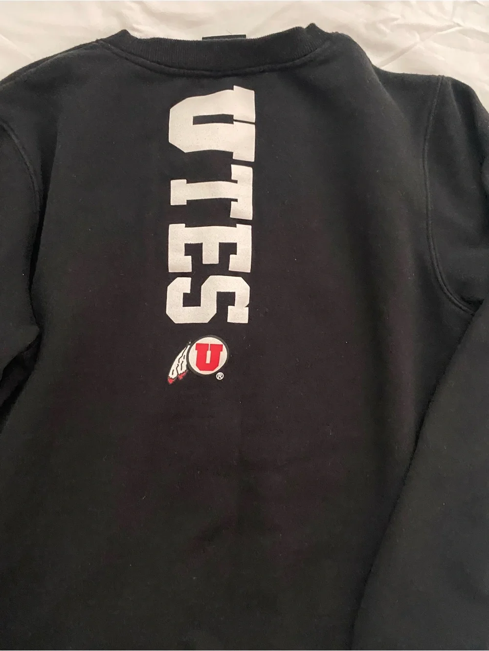 U Athletics Black Crewneck Sweatshirt